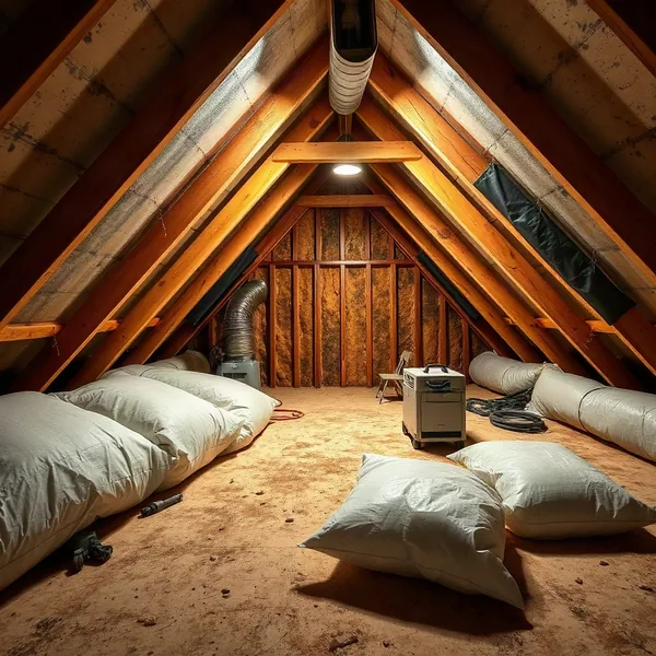 Professional Attic Mold Removal in West Palm Beach carried out by a licensed technician